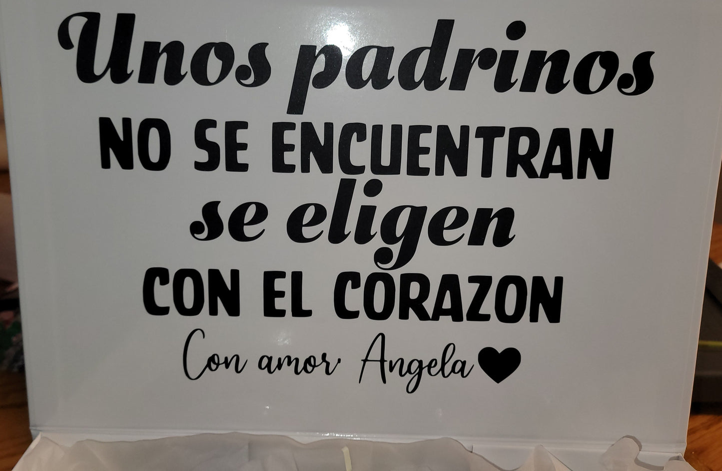 Madrina y Padrino Personalized Proposal Mug Box