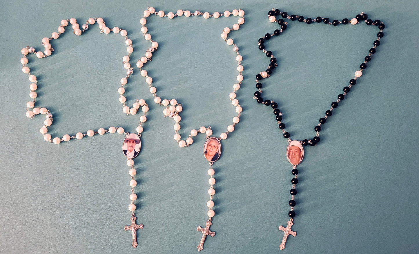 Custom Photo Rosary Necklace